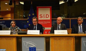 MEP Gilles Pargneaux speaks at a European Commission Event. Photo: MAP