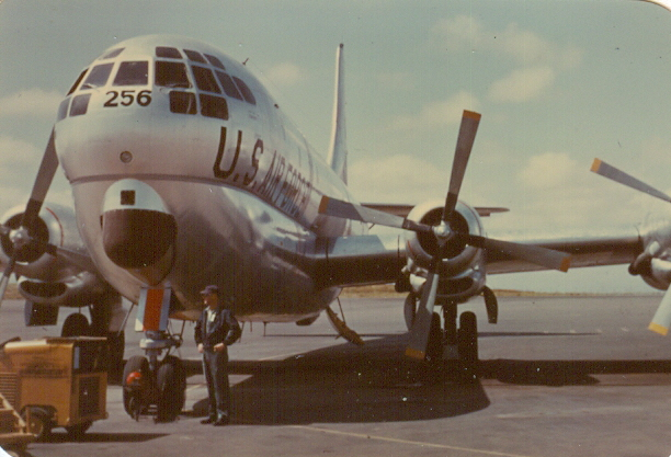 KC 97 F on the flight line at Ben Guirer in 1956. Photo credit: Bob Brown.