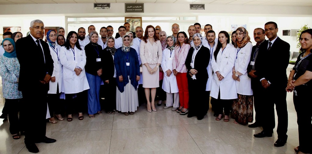 Morocco’s Princess Lalla Salma, President of the Lalla Salma Foundation for Cancer Prevention and Treatment,  presides over the inauguration of a new regional oncology center that will serve Moroccans in the Meknes-Tafilalet region. Photo: MAP