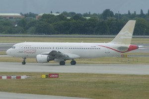 Libyan Airlines (Nouvelair Tunisie) Airbus A320-212; damaged at Tripoli airport on July 14, 2014. Photo:  Aero Icarus