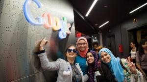 TechGirls visit Google in New York City. Photo: Supplied