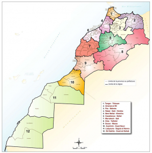 Morocco's Regionalization Map