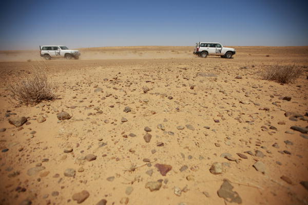 MINURSO Team Monitors Ceasefire in Western Sahara