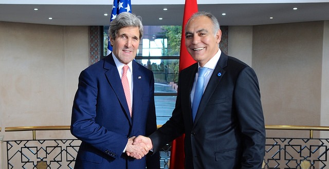 Secretary Kerry meets with Foreign Minister Mezouar. Photo: U.S. Department of State